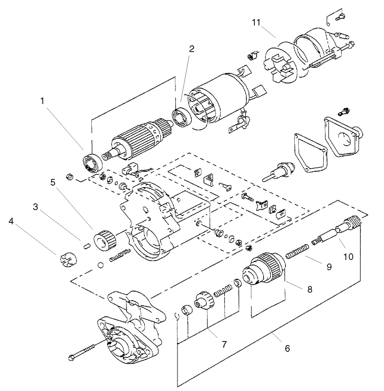 Starter Motor Assembly No 99 9693
