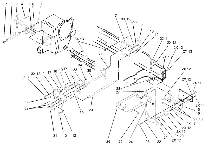 Attach A Matic and Hitch Assembly