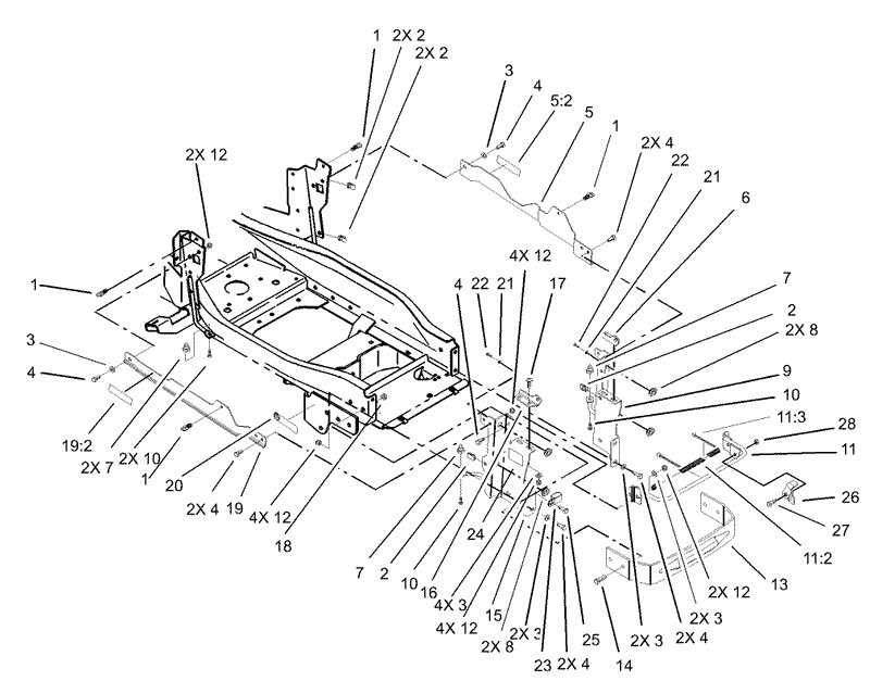 Bumper and Hood Support