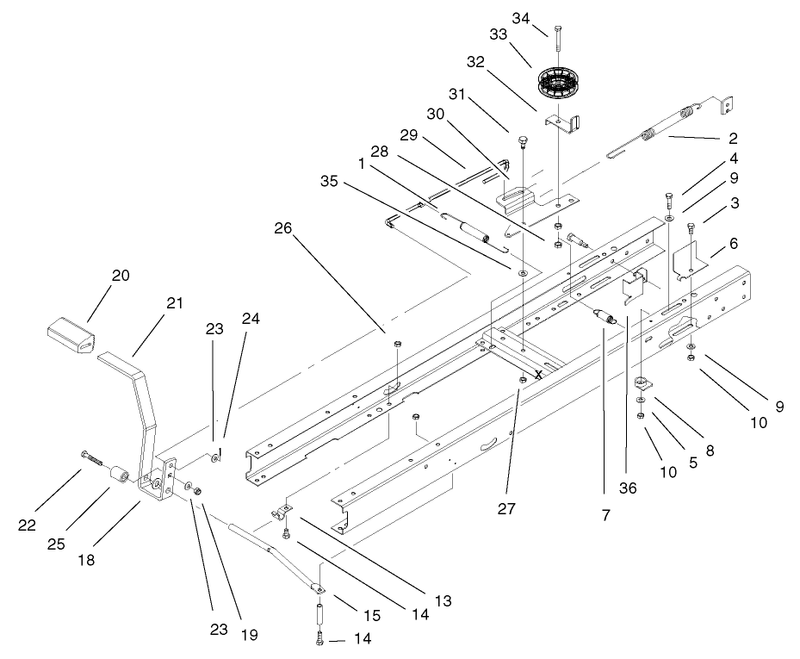 Hydro Trans Axle Assembly cont