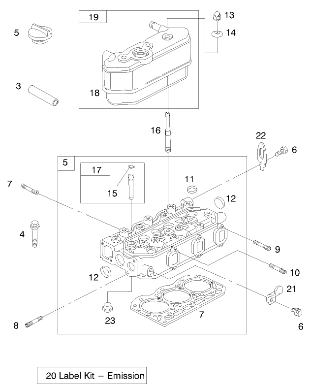 Engine Assembly serial No 99000001 9900130model 73590