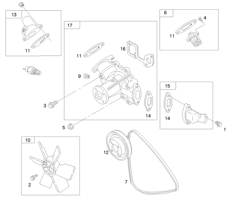 Engine Assembly serial No 99000001 9900130model 73590