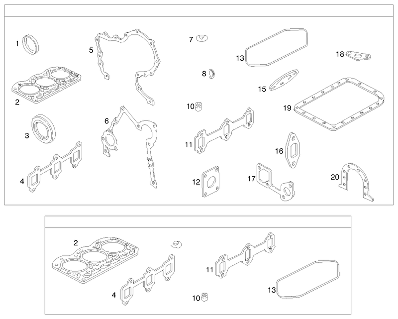 Engine Assembly serial No 99000001 9900130model 73590