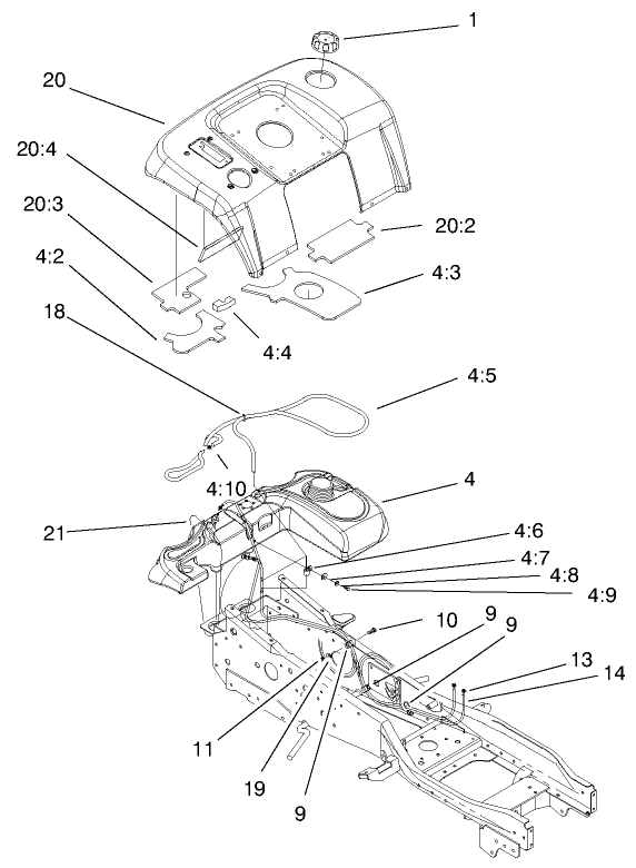 Fender and Fuel System Assembly