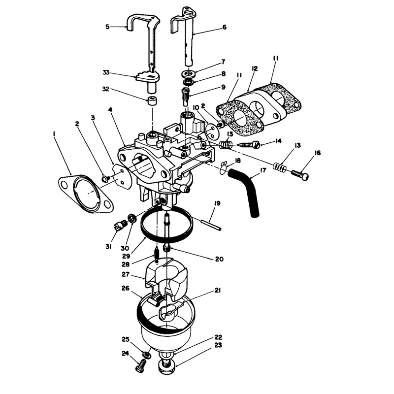 Carburetor Assembly (engine No. Vmm1-2)