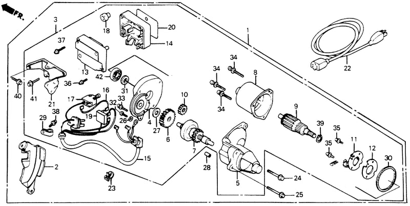 STARTER MOTOR (-2056819)