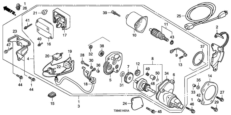 STARTER MOTOR (2056820-)