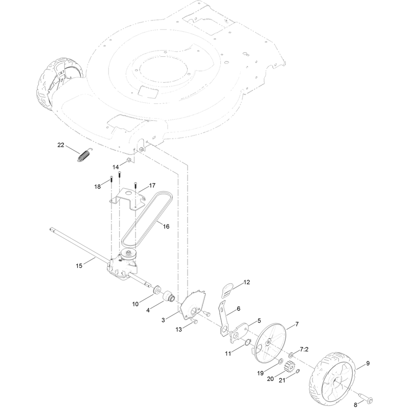 Transmission and Front Wheel Drive Assembly