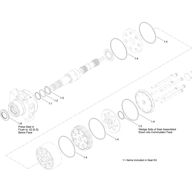 Hydraulic Motor Assembly No 132-5746