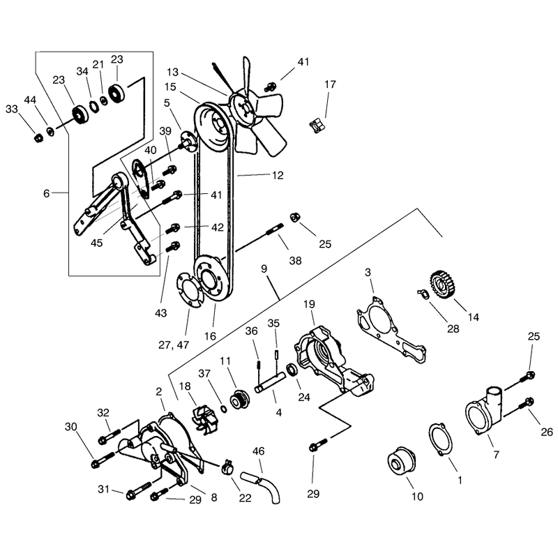 Water Pump Assembly