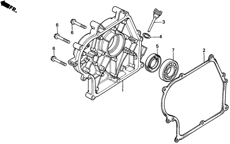 HS70    CRANKCASE COVER