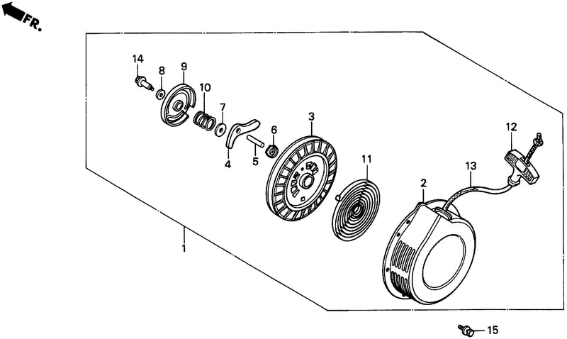 HS70    RECOIL STARTER