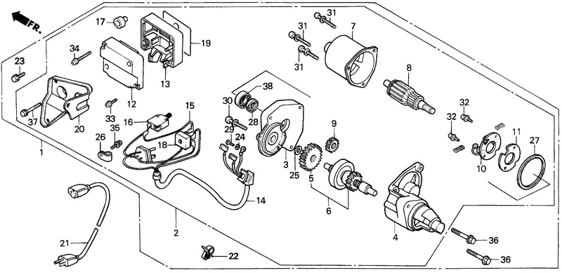 HS80    STARTER MOTOR