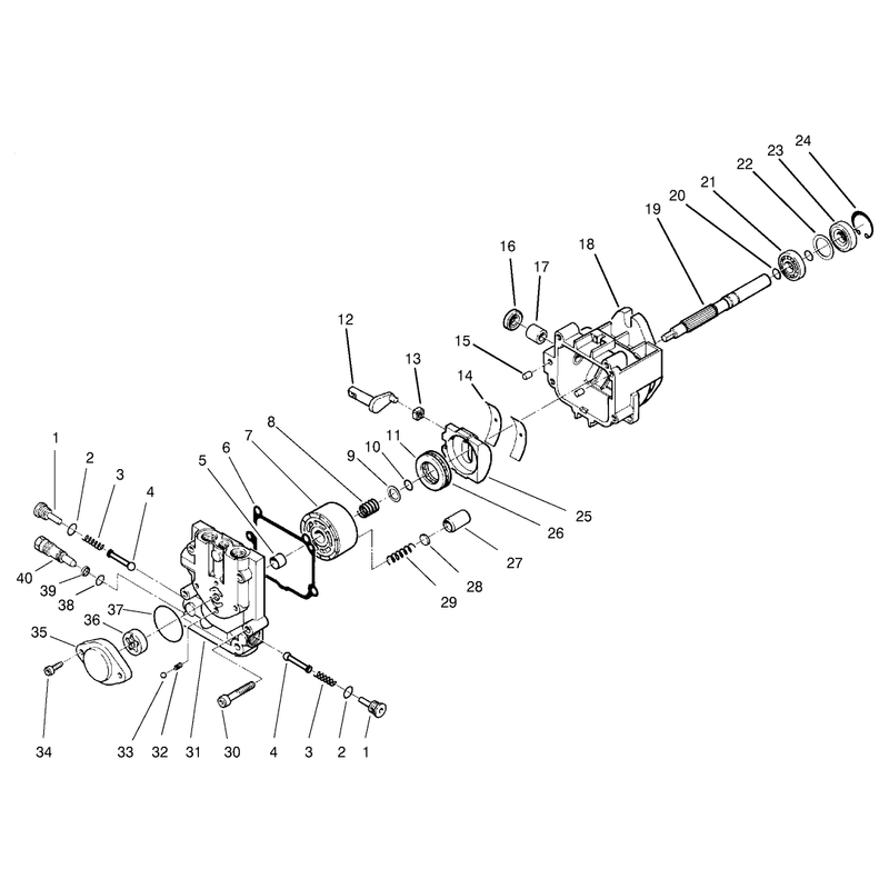 Hydraulic Pump Assembly No 95-1538