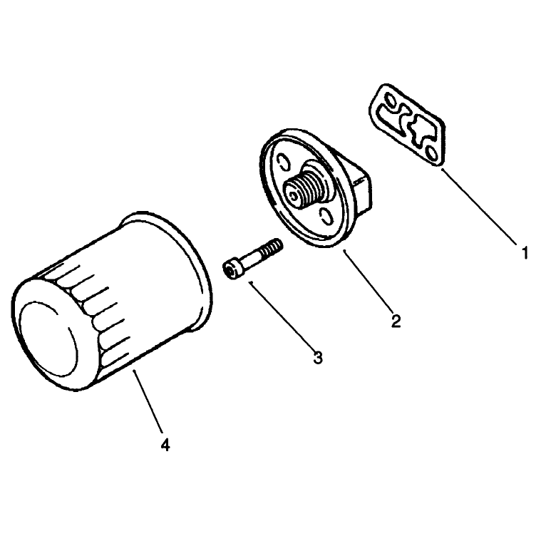 Oil Filter Kohler Engine Model No Mv18s Type 58543