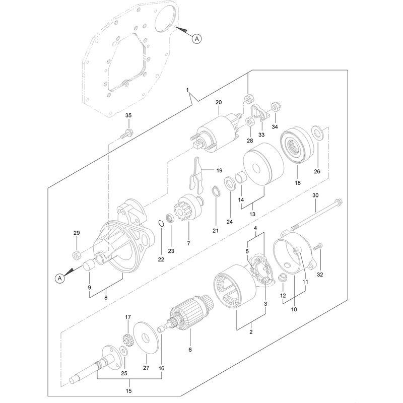 Starter Motor Assembly