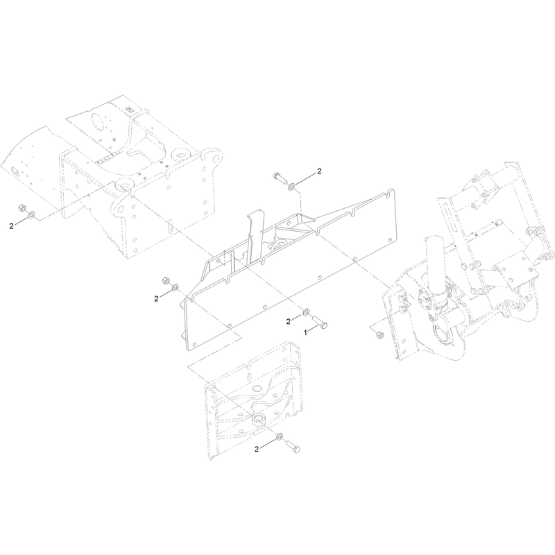 Combo Mount Assembly wth Wheels