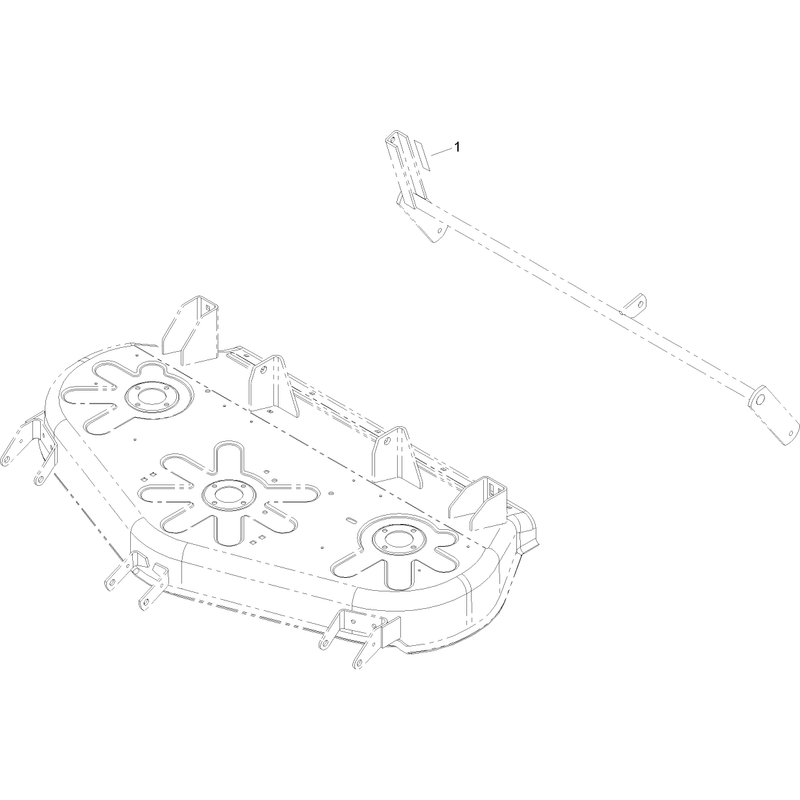 Deck Suspension Assembly 107cm Rear Discharge Mower