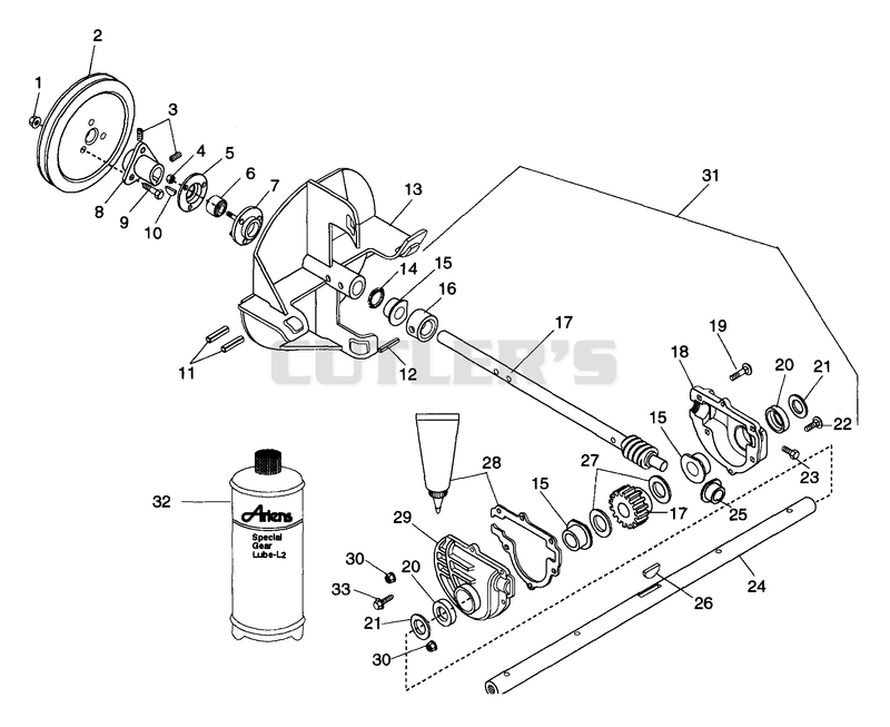 Gearcase And Impeller