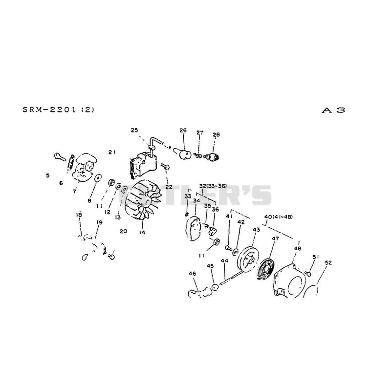 Clutch Ignition and Recoil Starter