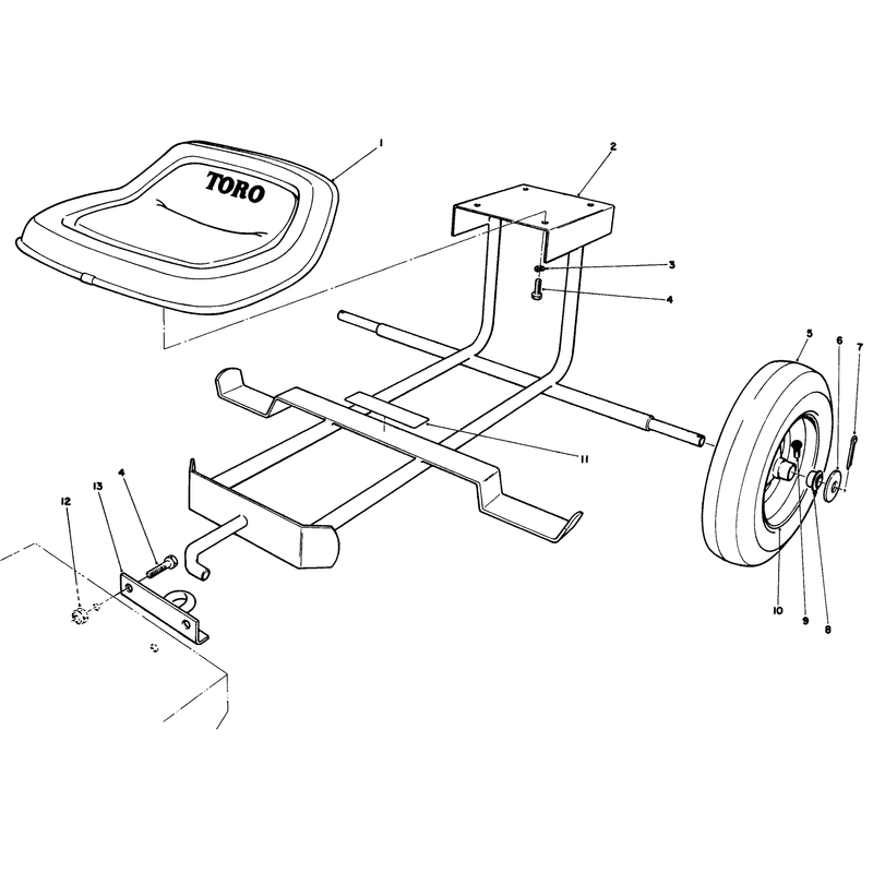 Sulky Kit Model No 30122 Optional