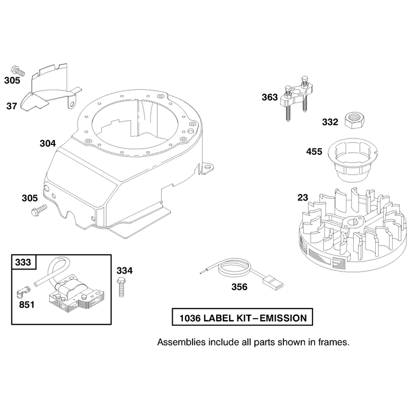 Engine Briggs and Stratton Model 127802-1761-E1