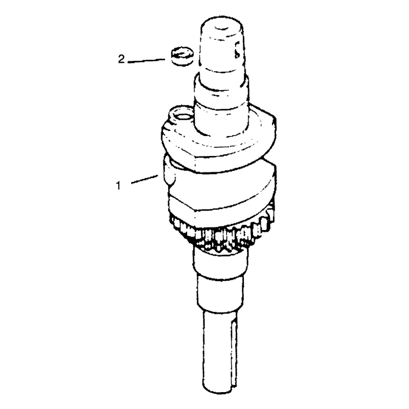 Crankshaft Engine Kohler Model No Cv125t-1254