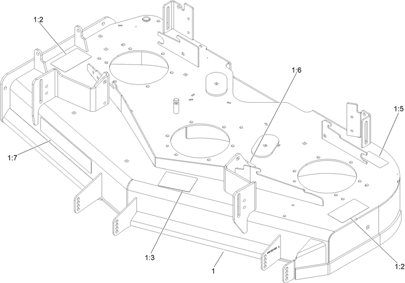 Deck Decal Assembly No 144 6586