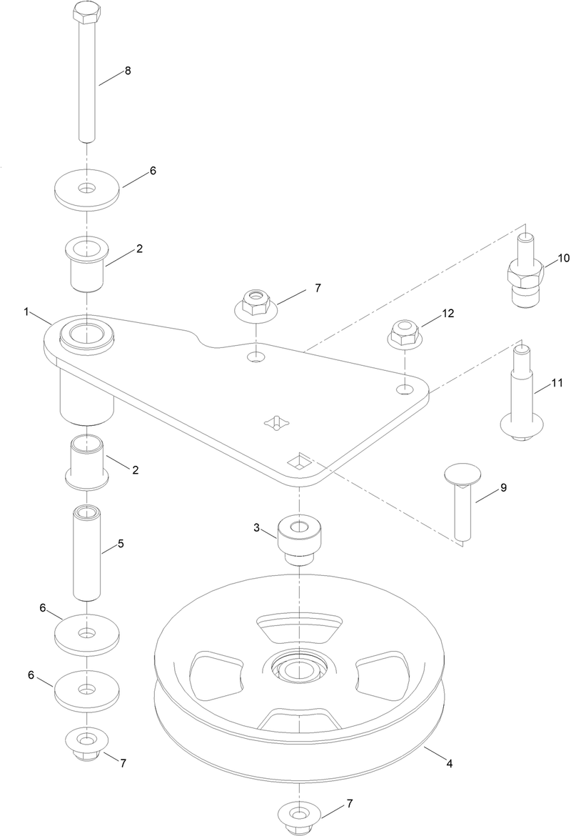 Idler Arm Assembly No 139 1087