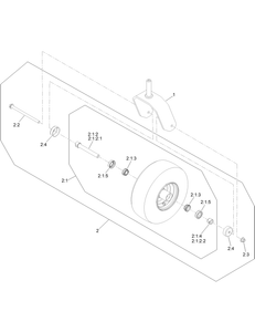 Caster and Wheel Assembly
