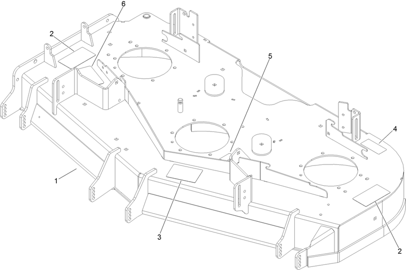 Deck Decal Assembly No 163 4181SP