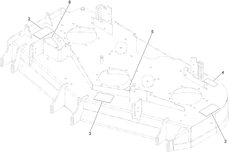Deck Decal Assembly No 163 4181sp