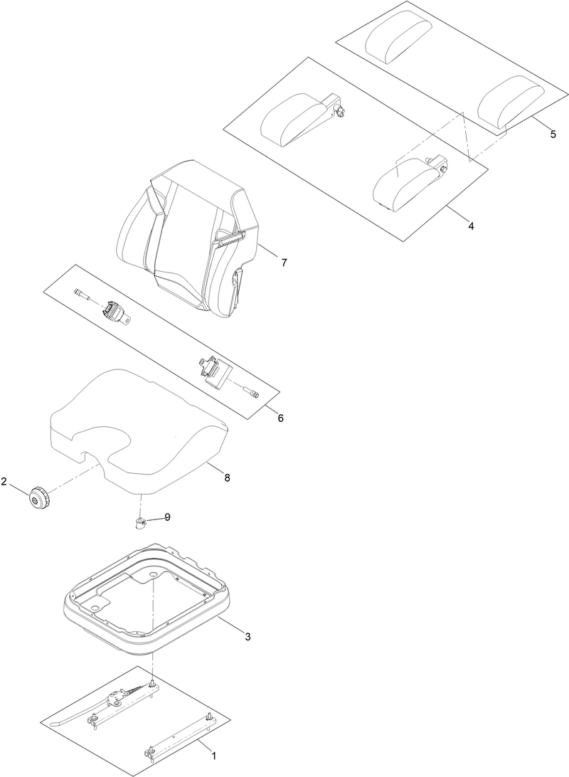 Seat Assembly No 144 2632