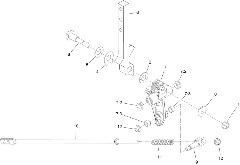 Left and Right Control Arm Assembly