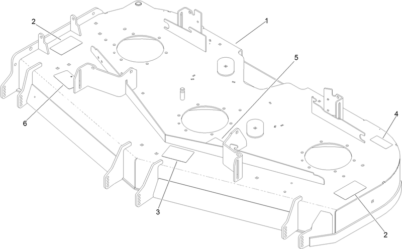 Deck Decal Assembly No 163 4182SP