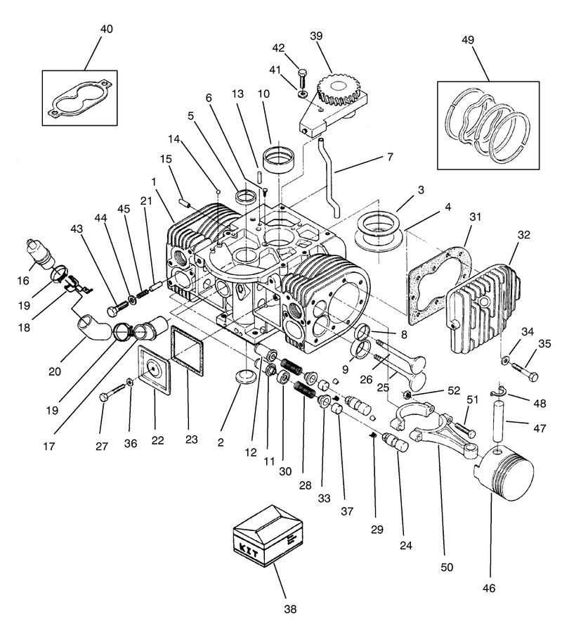 Engine Cylinder Block Assembly