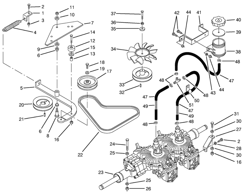 Transmission and Drive System Assembly
