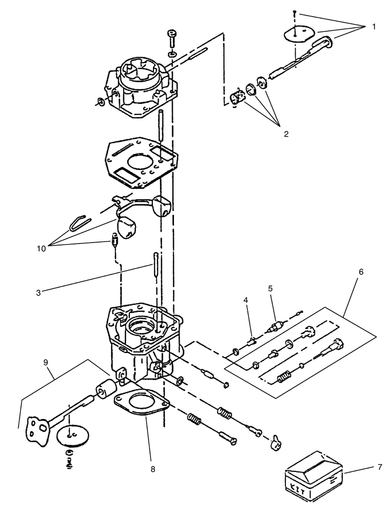 Carburetor Components Assembly