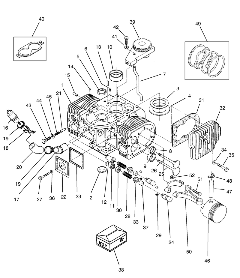 Engine Cylinder Block Assembly