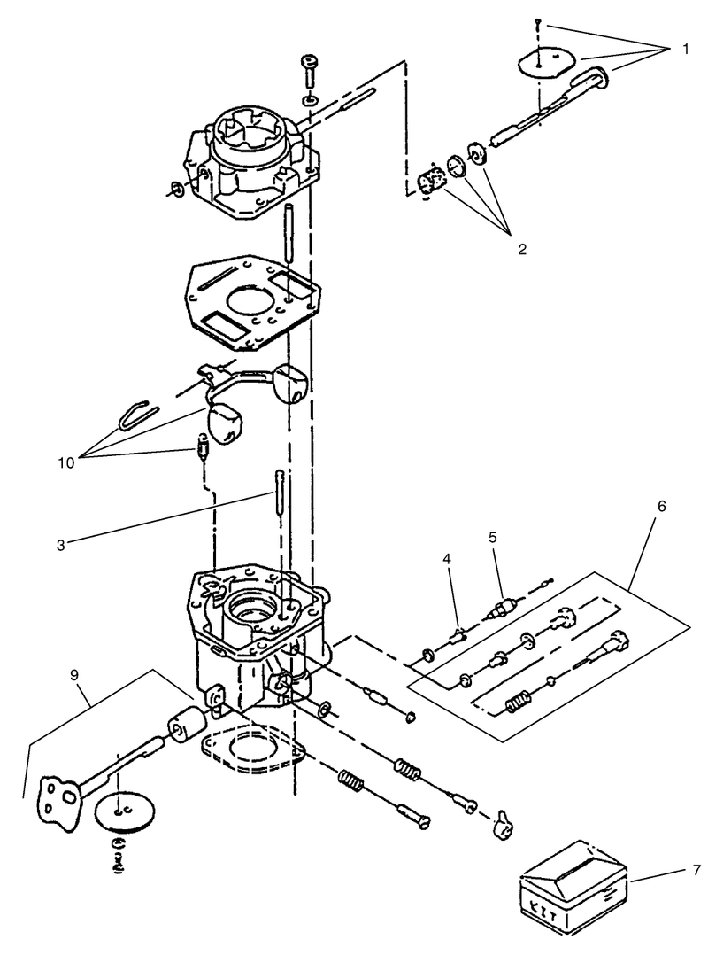 Carburetor Components Assembly