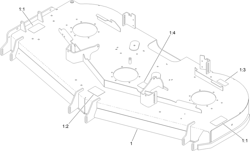Deck Decal Assembly No 147 5042
