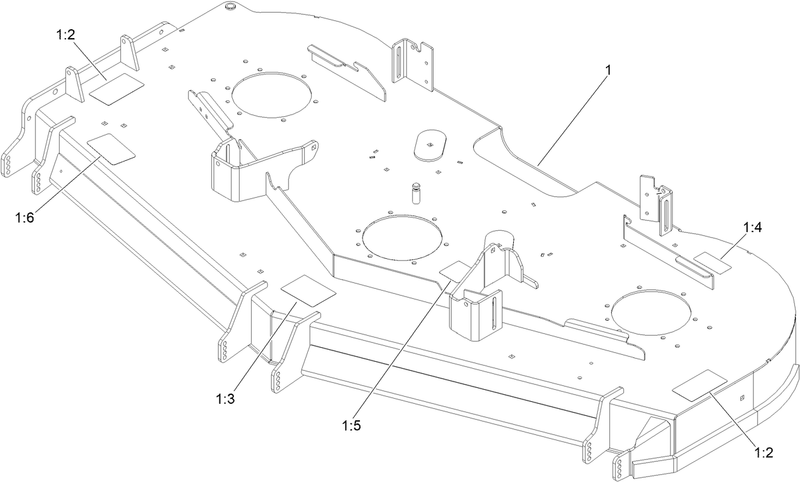 Deck Decal Assembly No 163 4183SP