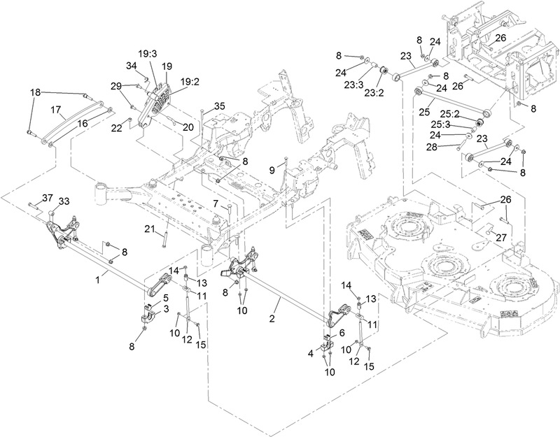 Deck Lift Assembly