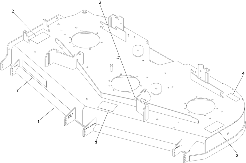 Deck Decal Assembly No 144 6588