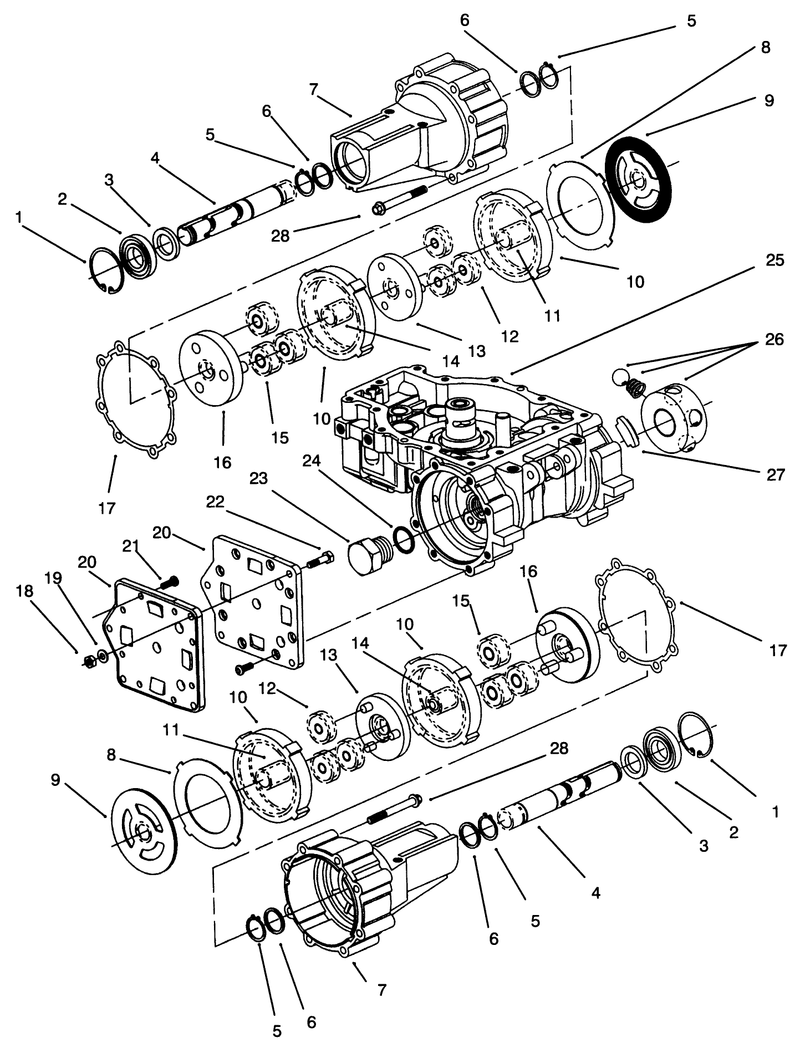 Transmission Assembly Eaton Model 781 016 continued