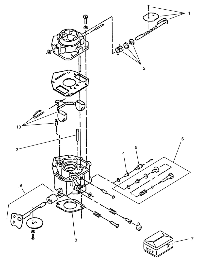 Carburetor Components Assembly