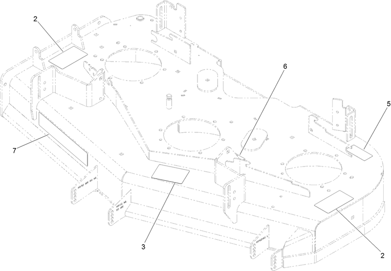 Deck Decal Assembly No 144 6586