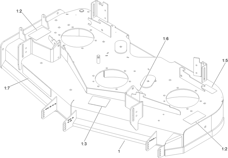 Deck Decal Assembly No 144 6586