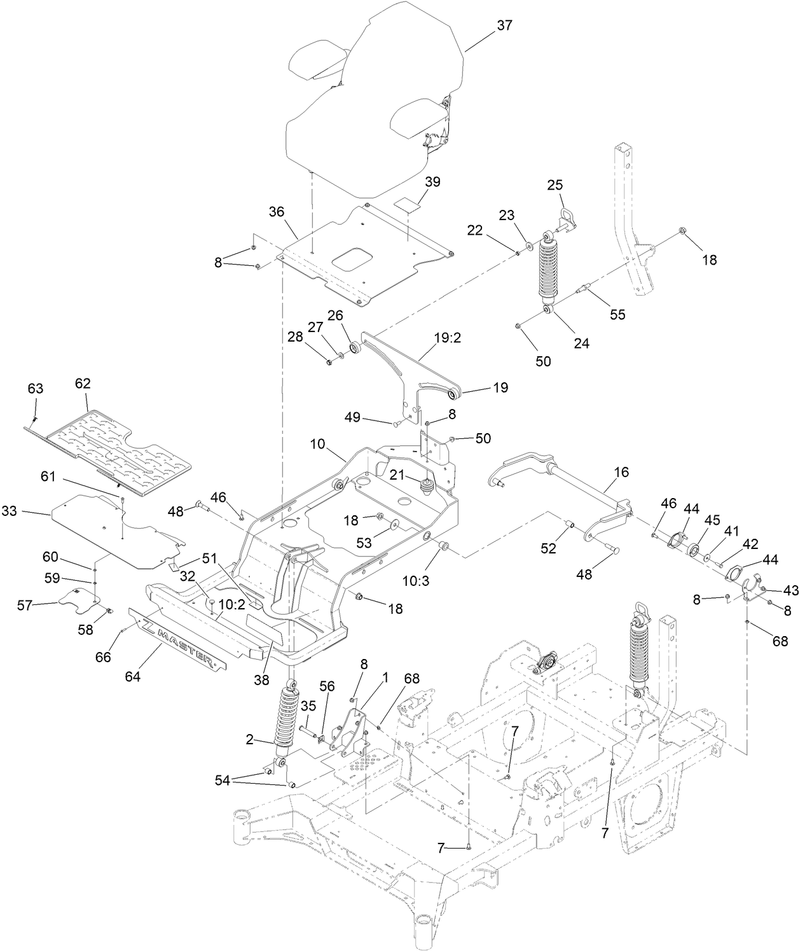 Seat Suspension Platform Assembly