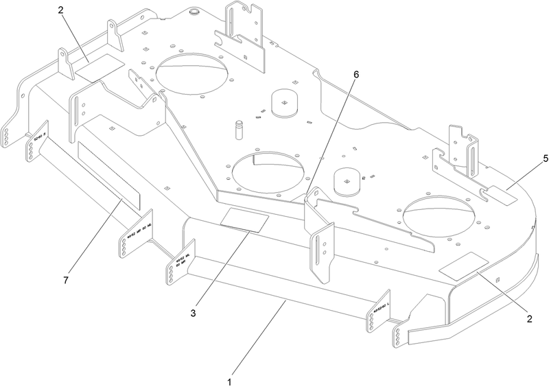 Deck Decal Assembly No 144 6587